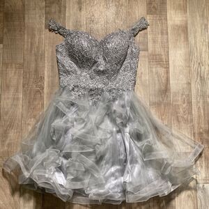 Princess Prom Ball Gown Costume Quinceanera Formal Party Fancy Dress Let's Sz M